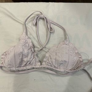 aerie flower bikini top